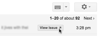 Botões no Gmail