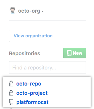 Liste der Repositorys, in denen Du in Deiner Organisation am aktivsten bist