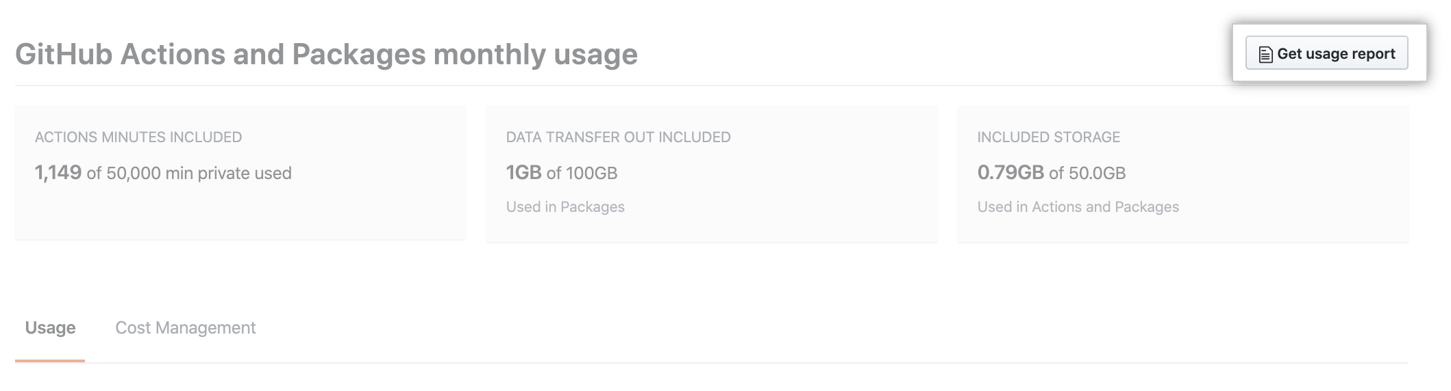 Download CSV report