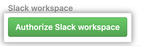 Slackワークスペースの承認ボタン