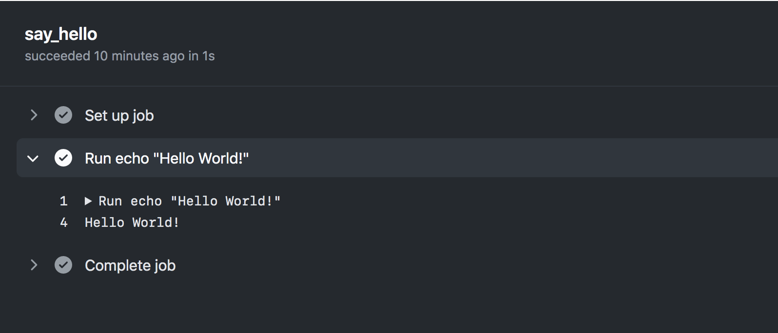 Workflow detail
